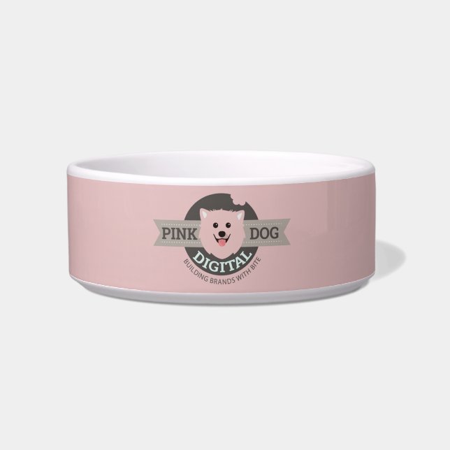 Digitaler Haustiernapf Pink Dog Napf (Vorderseite)