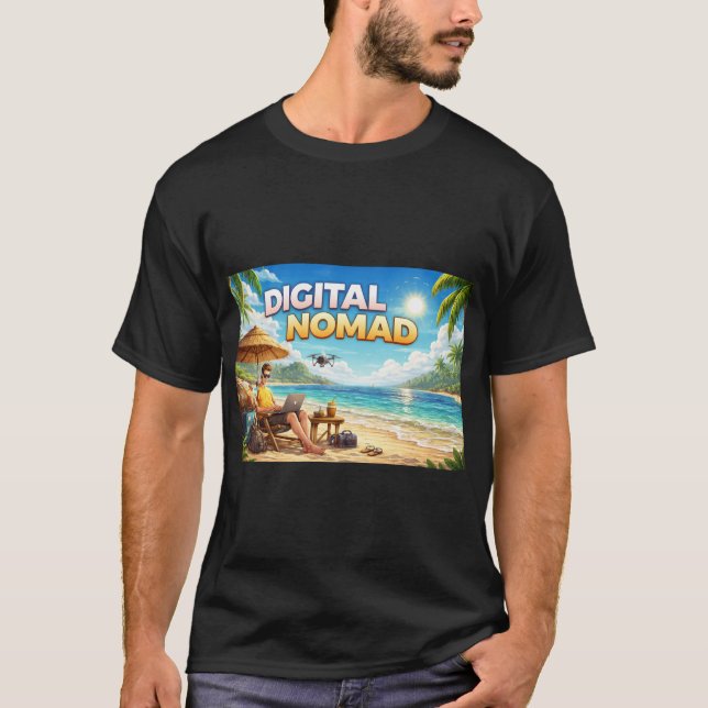 digitaler Nomade T-Shirt (Vorderseite)