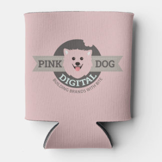 Digitaler rosa Hund-Dosenkühler Pink Dosenkühler