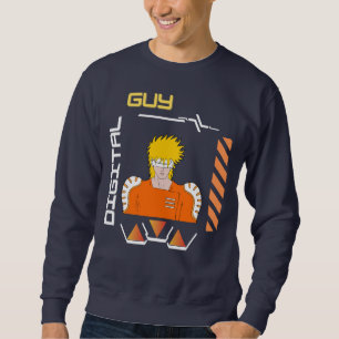 digitaler Typ in einer digitalen Welt Sweatshirt