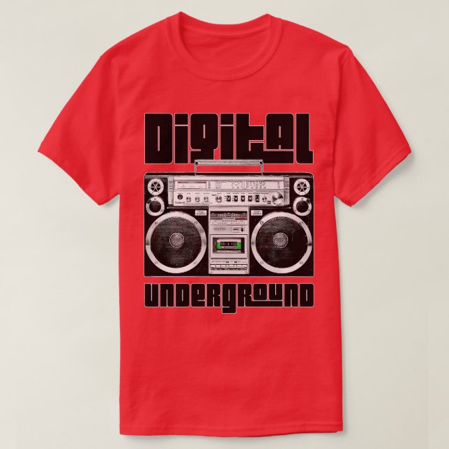 Digitaler Untergrund T-Shirt (Design vorne)