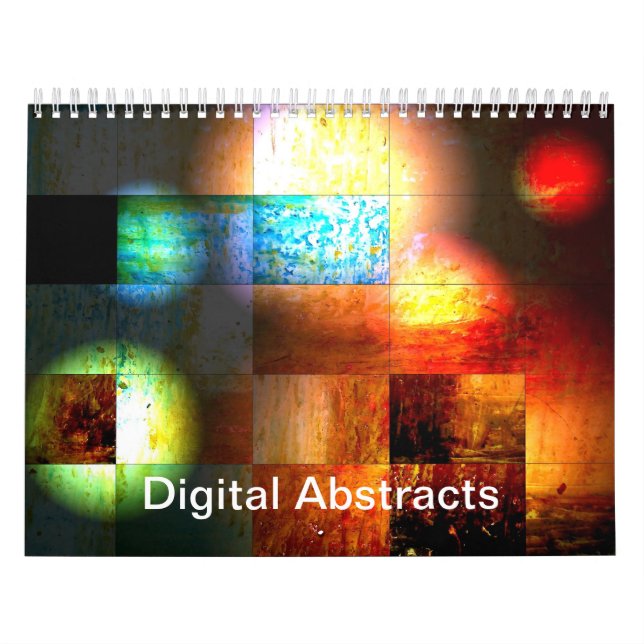 Digitales Abstrakt Kalender (Titelbild)