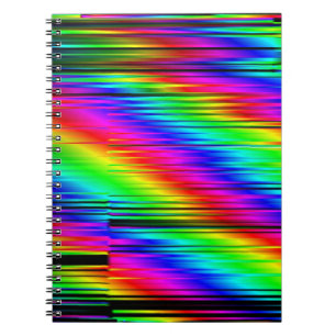 Digitales Abstrakte: Multicolor Graphic Design. Notizblock
