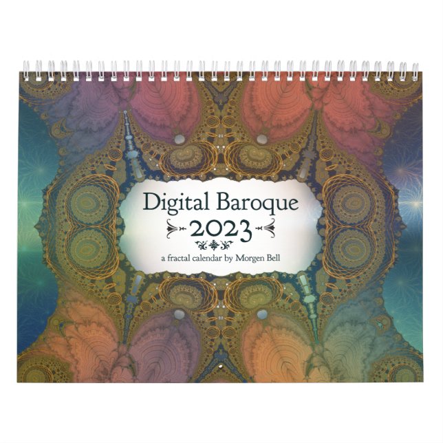 Digitales Barock 2023 Fraktal-Kalender Kalender (Titelbild)