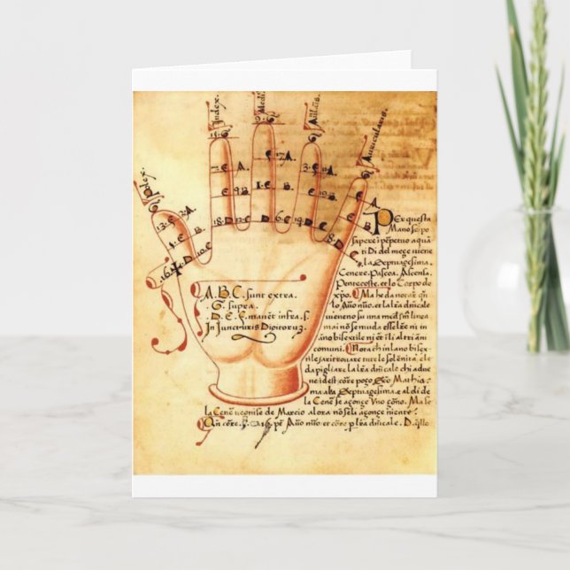 Digitales Comput: Mittelalterliche Mathematik Karte (Vorderseite)