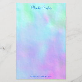 Digitales Design Blau und Rosa Briefpapier