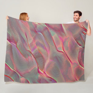 Digitales graues felsiges Satin, Pfirsich oder leb Fleecedecke