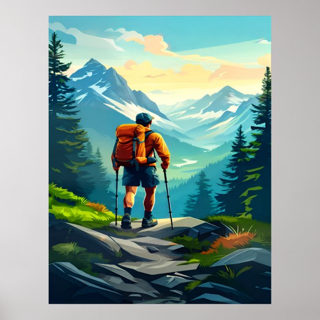 Digitales Kunstdesign Poster (Vorne)