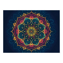 Digitales Mandala: Ein Kaleidoskop