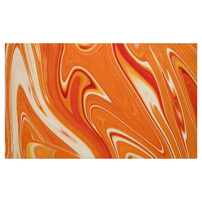 Digitales Orange-Marmorgewebe1 Gewebe Stoff (Fat Quarter (45,7 x 55,9 cm))