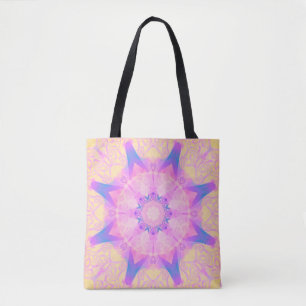 Digitales Retro abstrakte Mandala. Helle Blume. Be
