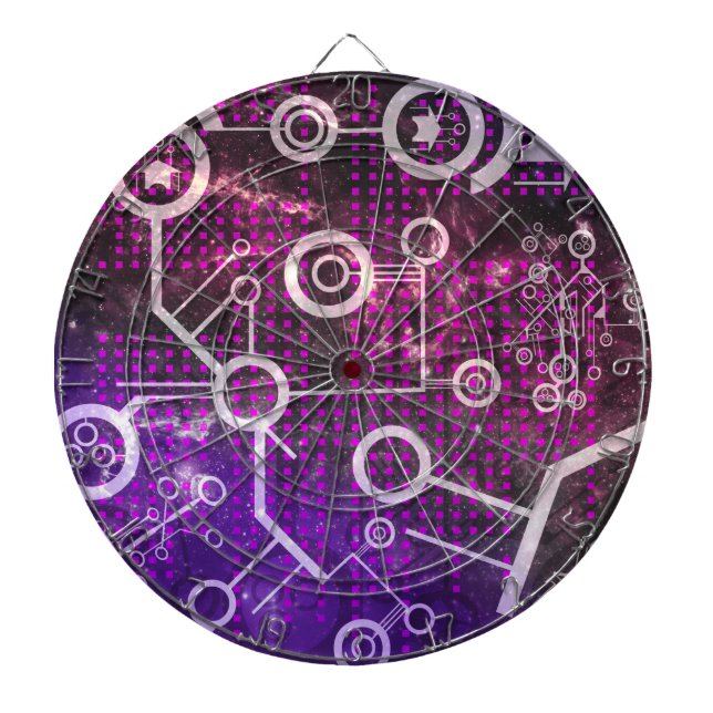 Digitales Universum Dartscheibe (vorne)