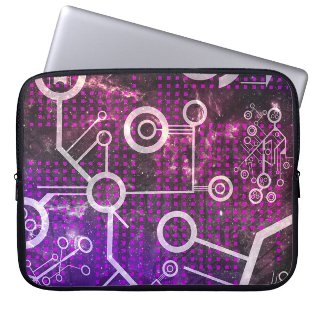 Digitales Universum Laptopschutzhülle (Vorderseite)