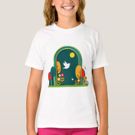 Digitales Werk im Stil der Découpage T-Shirt