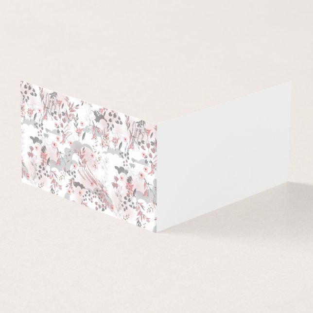 Digitalflorale Muster auf Pastellfarben (Vorderseite)