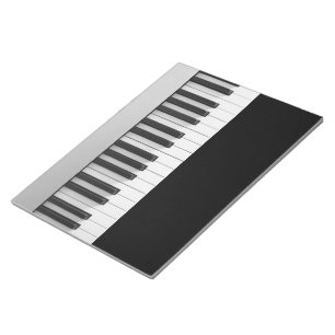 Digitalpiano-Tastatur Notizblock