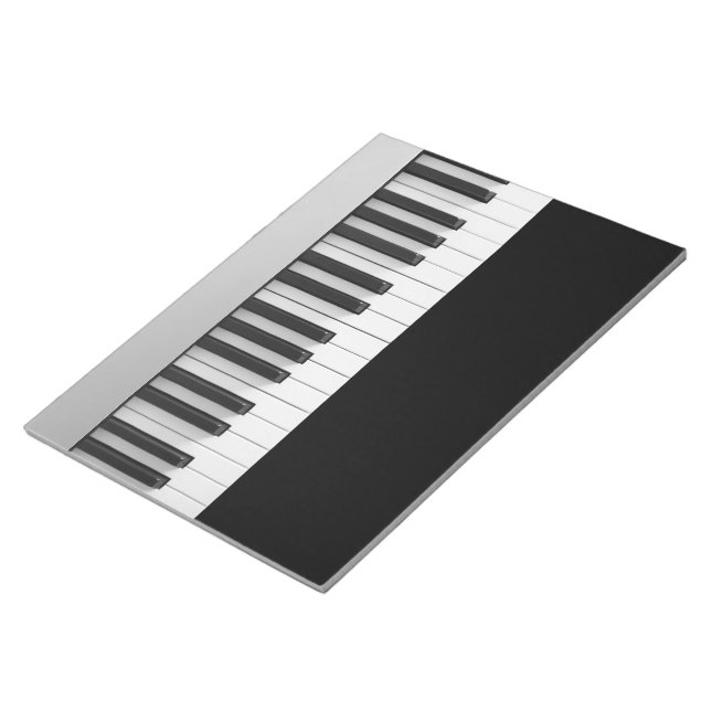 Digitalpiano-Tastatur Notizblock (angewinkelt)