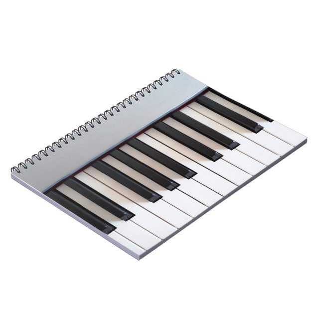 Digitalpiano-Tastatur Notizblock (Linke Seite)