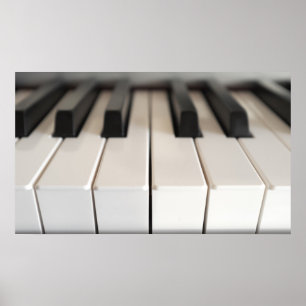 Digitalpiano-Tastatur Poster