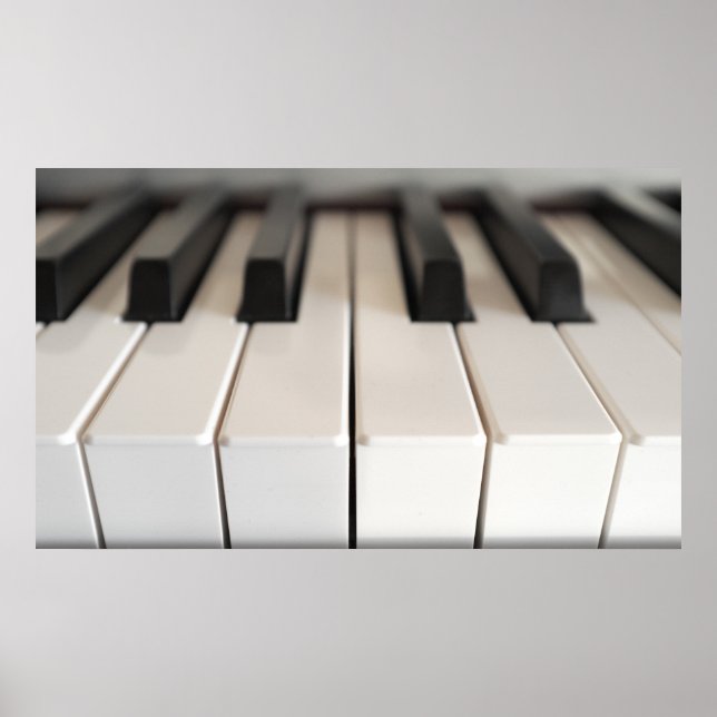 Digitalpiano-Tastatur Poster (Vorne)