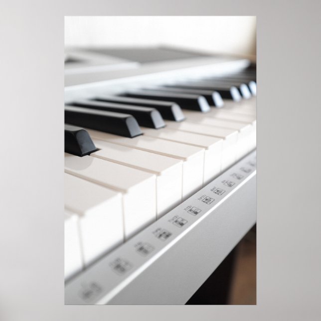Digitalpiano-Tastatur Poster (Vorne)