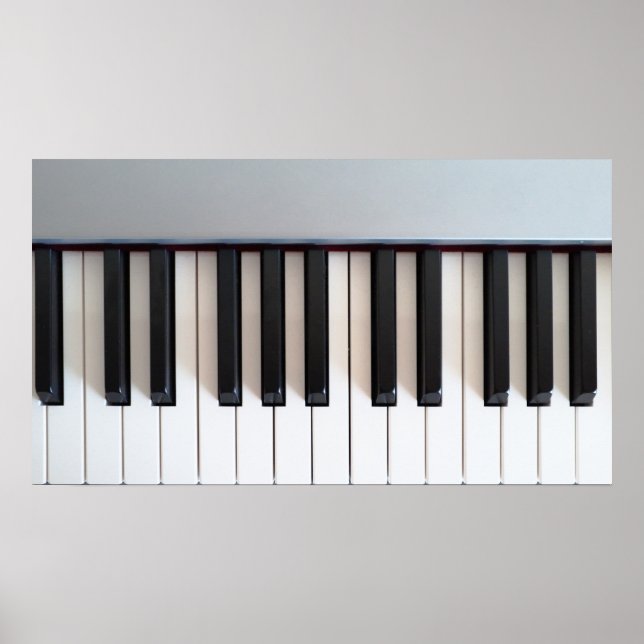 Digitalpiano-Tastatur Poster (Vorne)