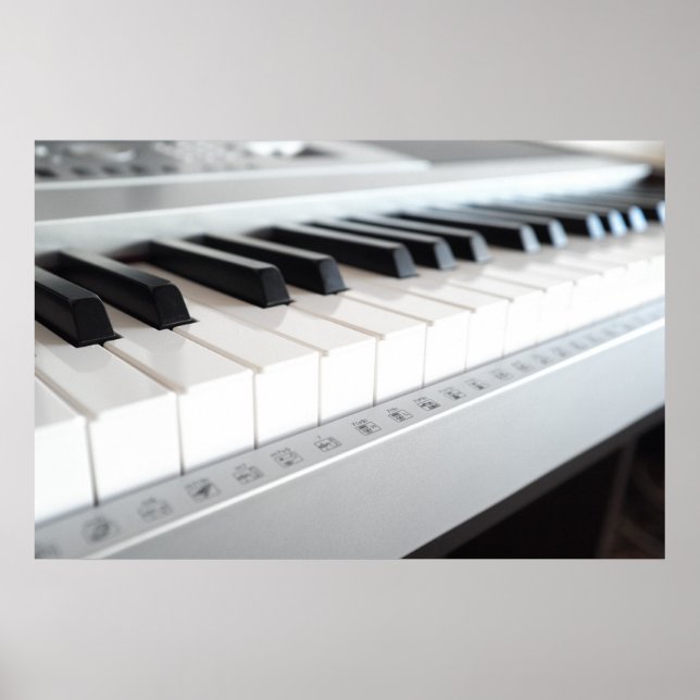Digitalpiano-Tastatur Poster (Vorne)