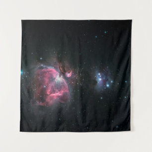 DIGITALWAFFENPAPIER FÜR SCHWARZE UND LILA NEBULA WANDTEPPICH