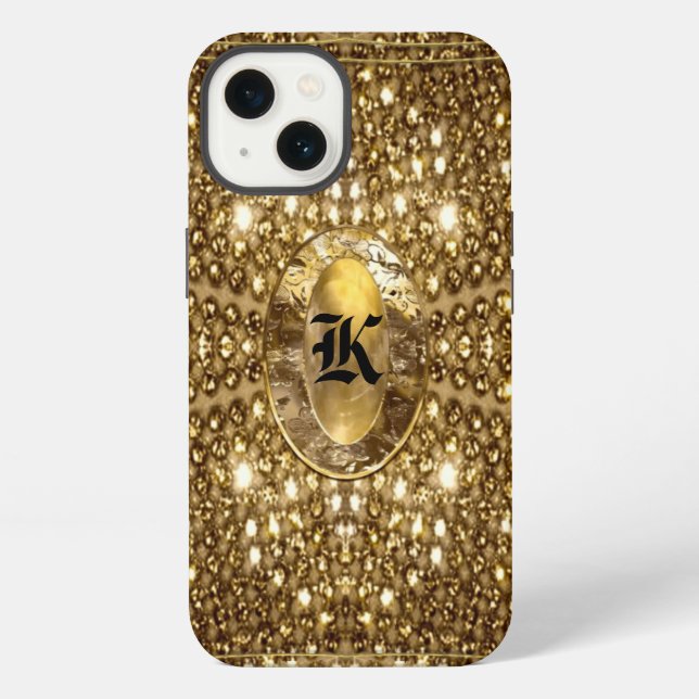 Digloos Gleem Monogramm Robust iPhone Hülle (Rückseite)
