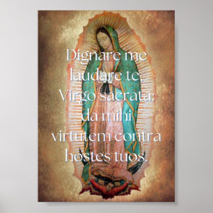 Digne me Print Poster