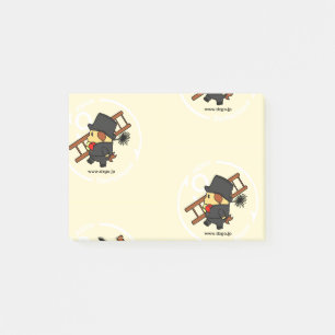 Digo als Schornsteinfeger Post-it Klebezettel