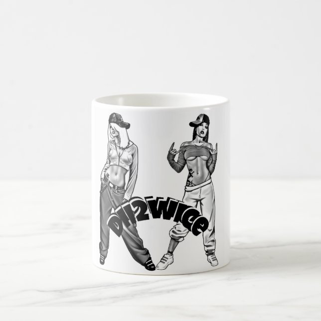 Dii2wice die Bewegungs-Tasse Kaffeetasse (Mittel)