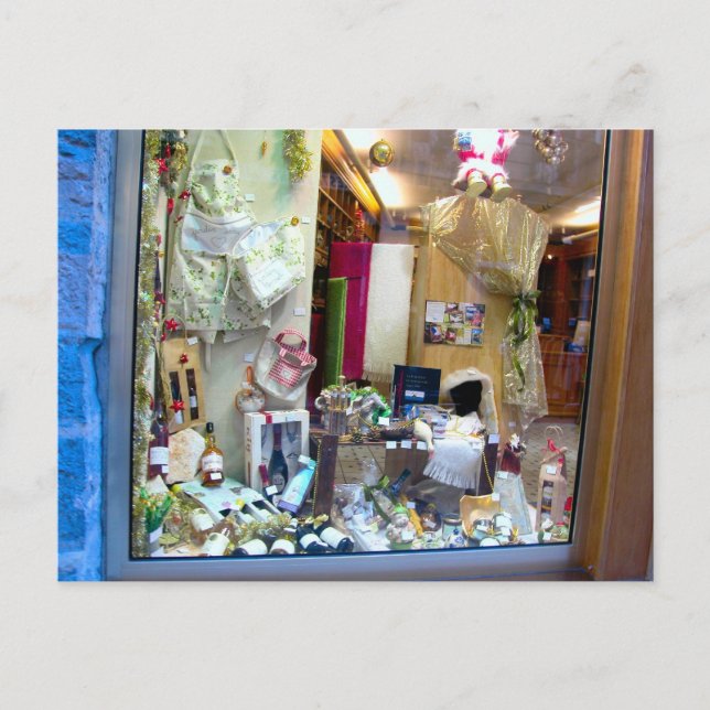 Dijon, Fenster Shop Postkarte (Vorderseite)