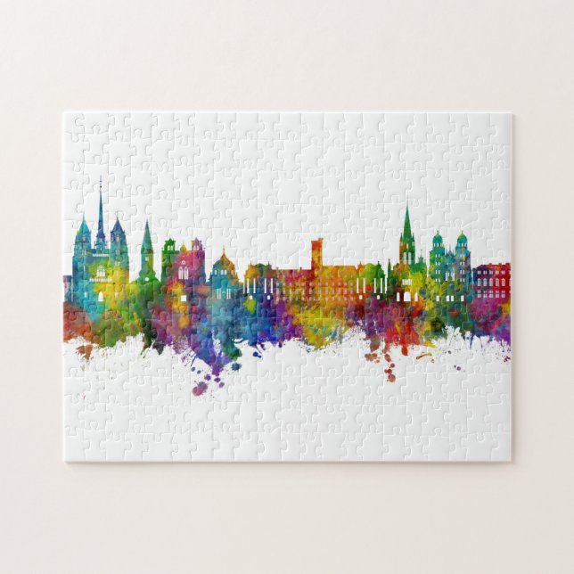 Dijon France Skyline Puzzle (Horizontal)