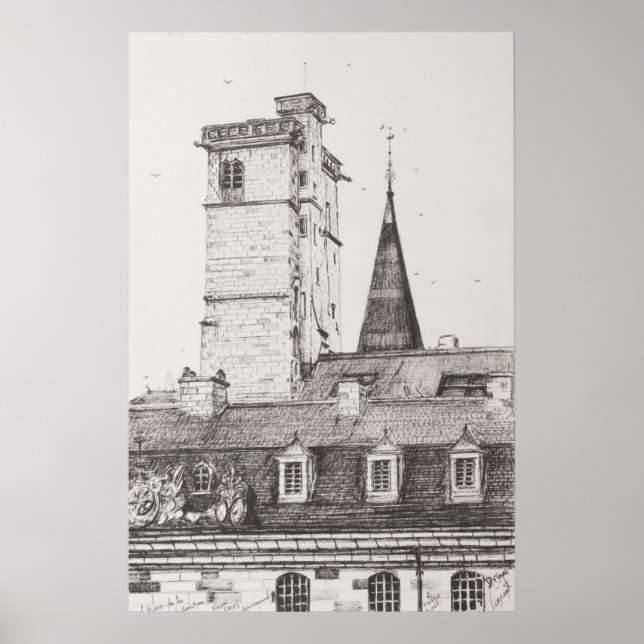 Dijon Rooftops Frankreich.2008 Poster (Vorne)