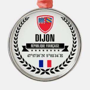 Dijon Silbernes Ornament