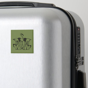 Dijsselhof - Fünf Flamingos, schöne Kunst, Magnet