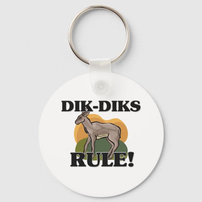 DIK-DIKS-Regel! Schlüsselanhänger (Vorderseite)