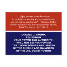 Diktator-Anti-Trump-Schecks und Balances-Residenz