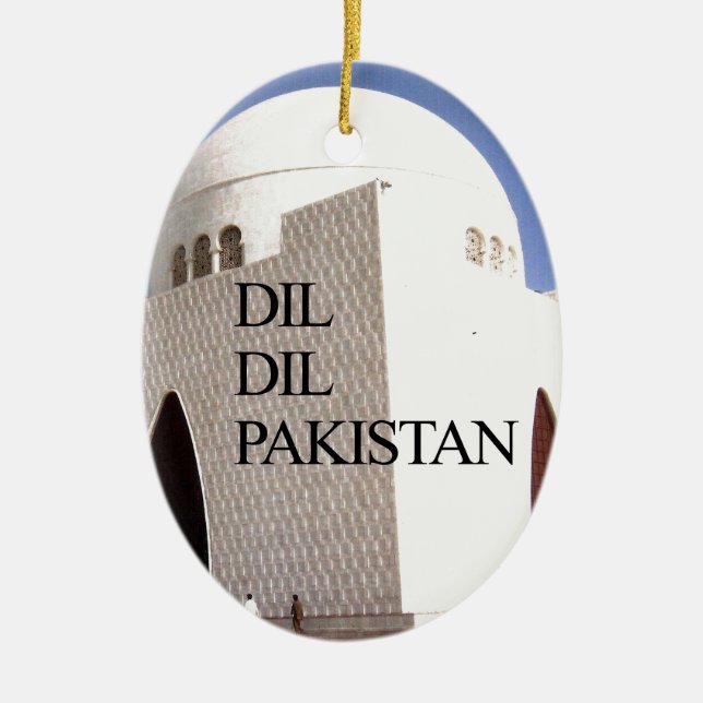 Dil Dil Pakistan Hakuna Matata Keramik Ornament (Vorne)