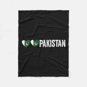 Dil Pakistan Azadi Mubarak Herz Flaggentag Stolz R Fleecedecke