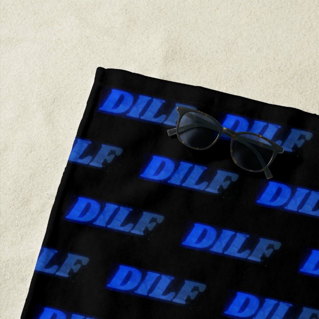 "DILF" Strandtuch (Beispiel)