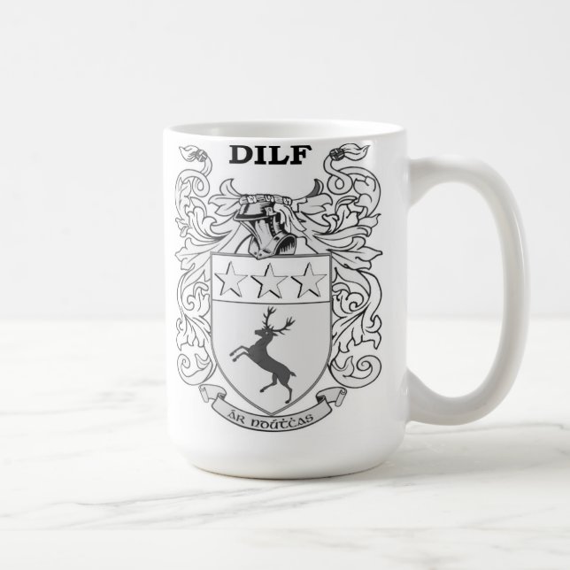 DILF WAPPEN-TASSE KAFFEETASSE (Rechts)