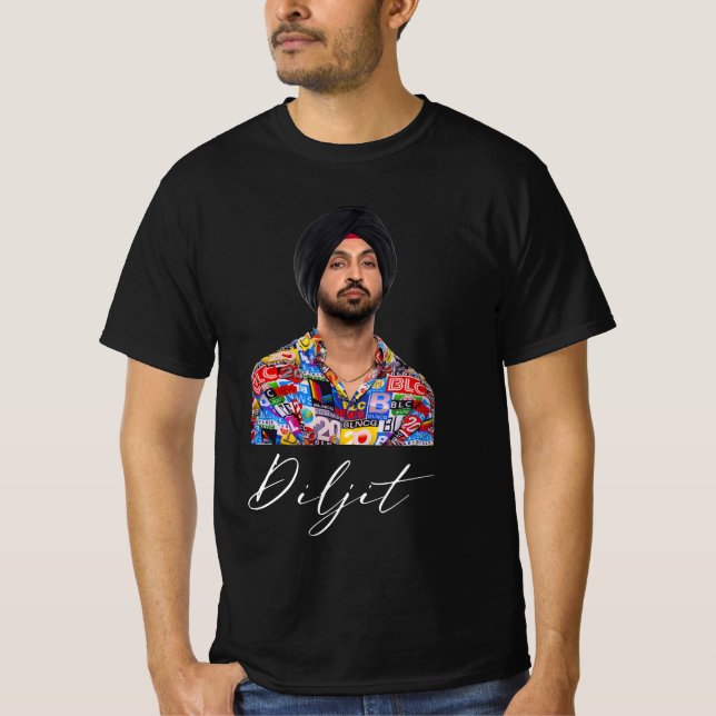 Diljit dosanjh Schauspieler T-Shirt (Vorderseite)
