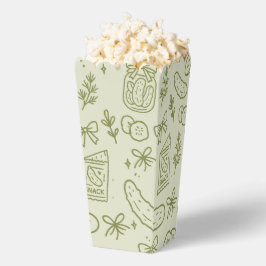 Dill-Gurken-Geburtstags-Popcorn-Boxen Geschenkschachtel