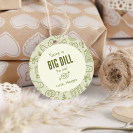 Dill-Gurken-Geschenkanhänger Geschenkanhänger