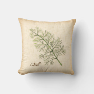 Dill Herb Throw Kissen