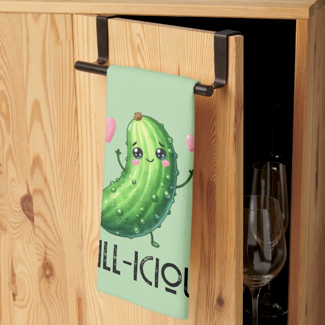 Dill-icious Geschirrtuch (Drittel gefaltet)