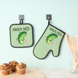 Dill-icious Ofenhandschuh & Topflappen-Set