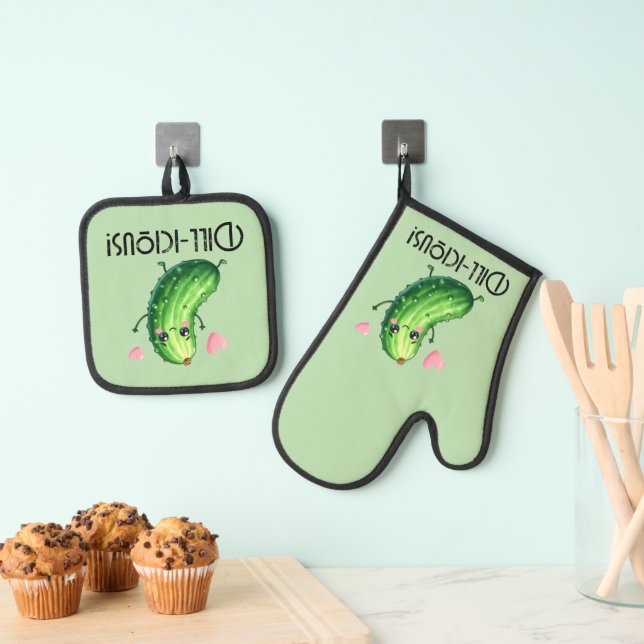 Dill-icious Ofenhandschuh & Topflappen-Set (Insitu (Hängend))